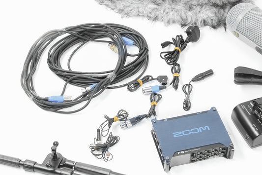 Used Zoom F8 Multi-track Field Recorder with WS4 Modular Windshield System Full Kit
