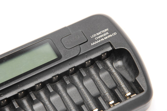 Used 16 Bay AA/AAA LCD Smart Battery Charger