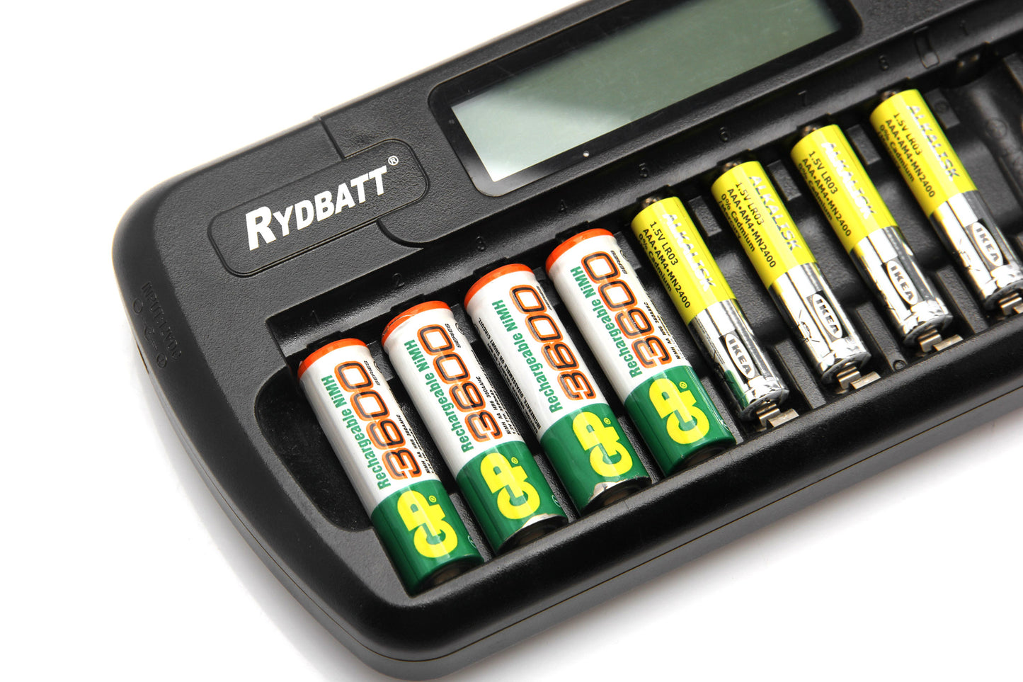 Used 16 Bay AA/AAA LCD Smart Battery Charger