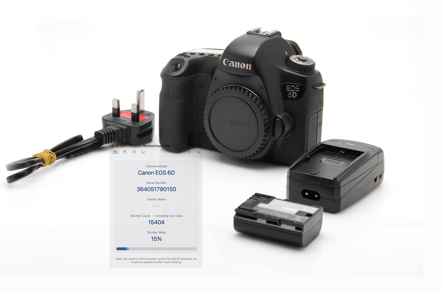 Used Canon 6D 20.2 MP Camera Body