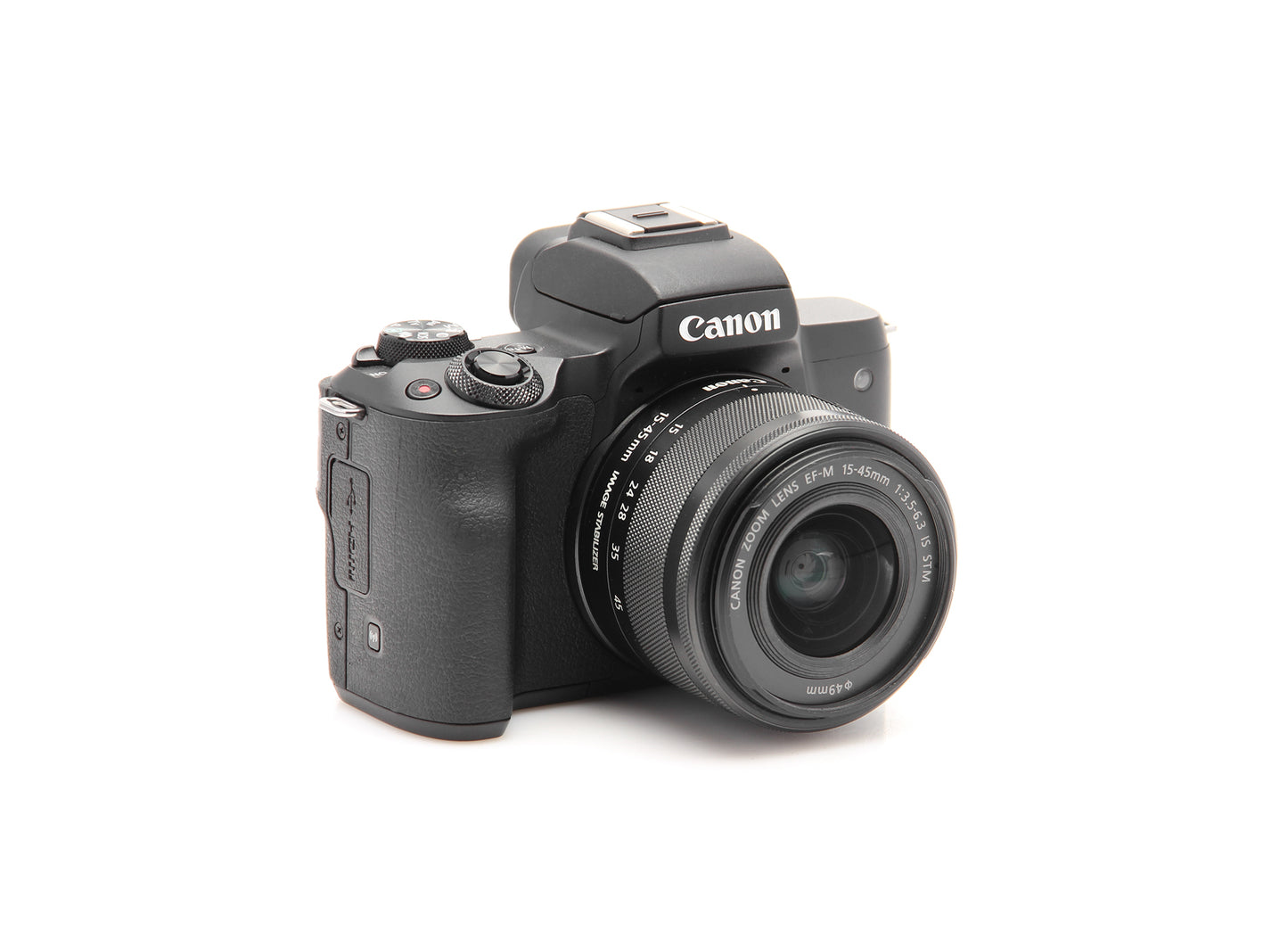 Used Canon M50 Mirrorless 24.1MP Body with 15-45mm STM lens