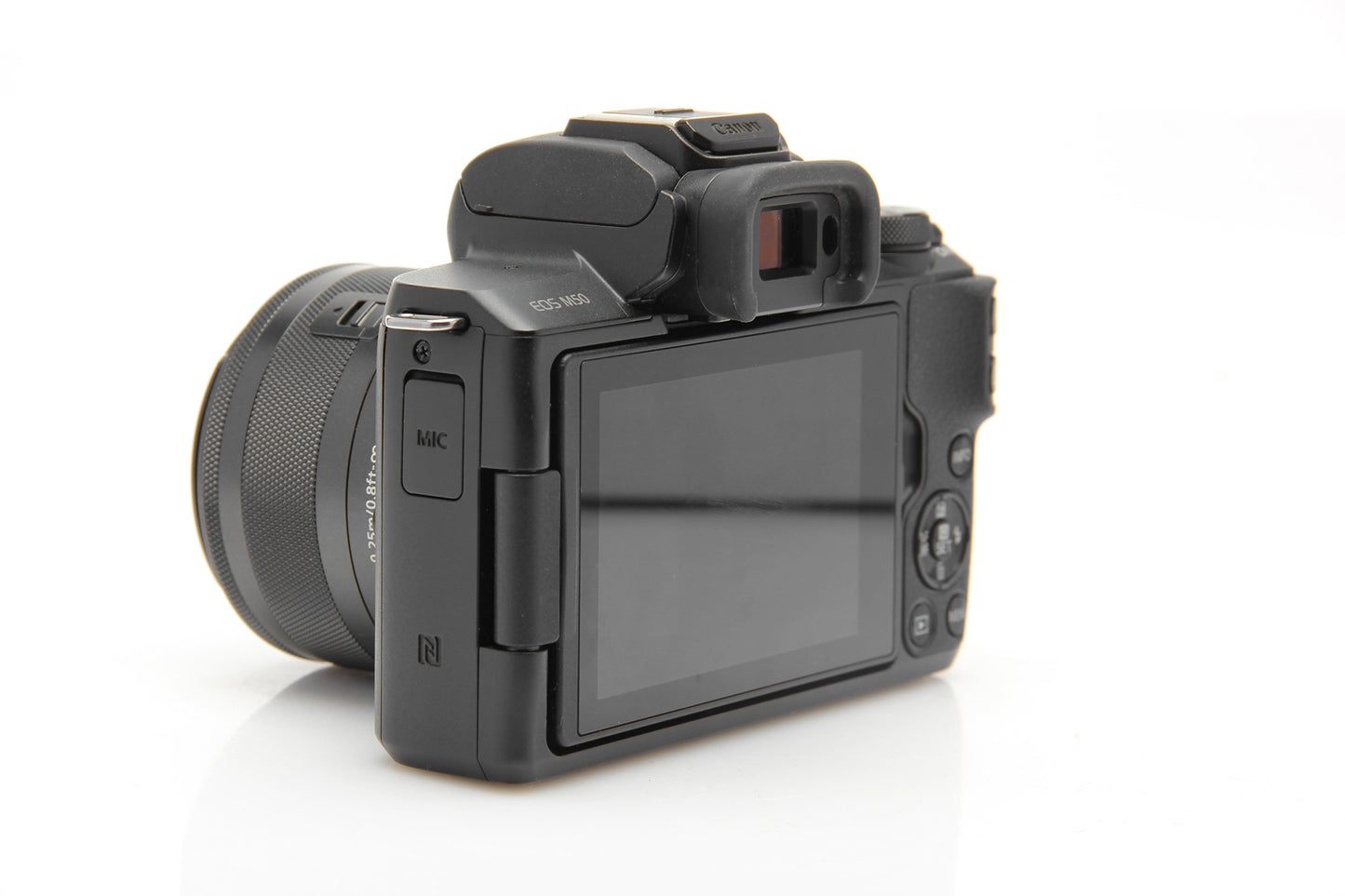 Used Canon M50 Mirrorless 24.1MP Body with 15-45mm STM lens