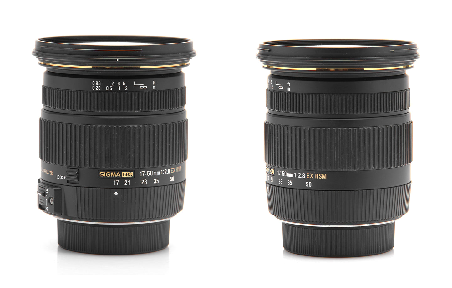 Used Sigma 17-50mm F2.8 Ex Dc Os Hsm Lens For nikon