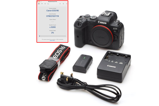 Used Canon R6 Mirrorless Camera Body