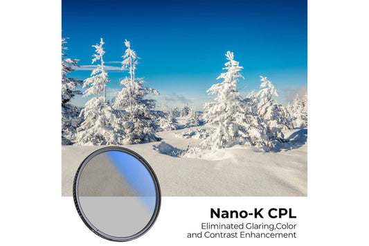 New K&F Concept 58mm Circular Polarizer Filter for Camera Lenses