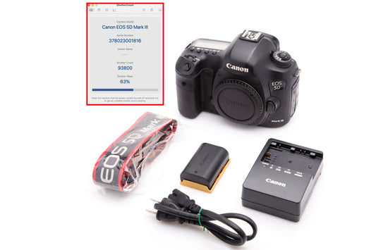 Used Canon 5D Mark III 22.3 MP Body only