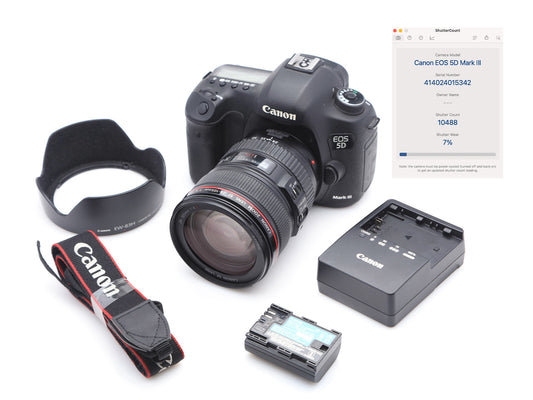 Used Canon 5D Mark III 22.3 MP with Canon EF 24-105mm f4 L IS USM Lens
