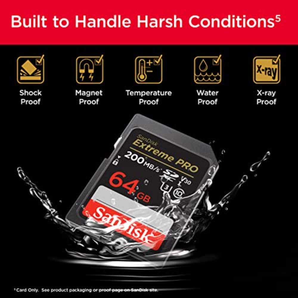 SanDisk 64GB Extreme PRO SDXC card