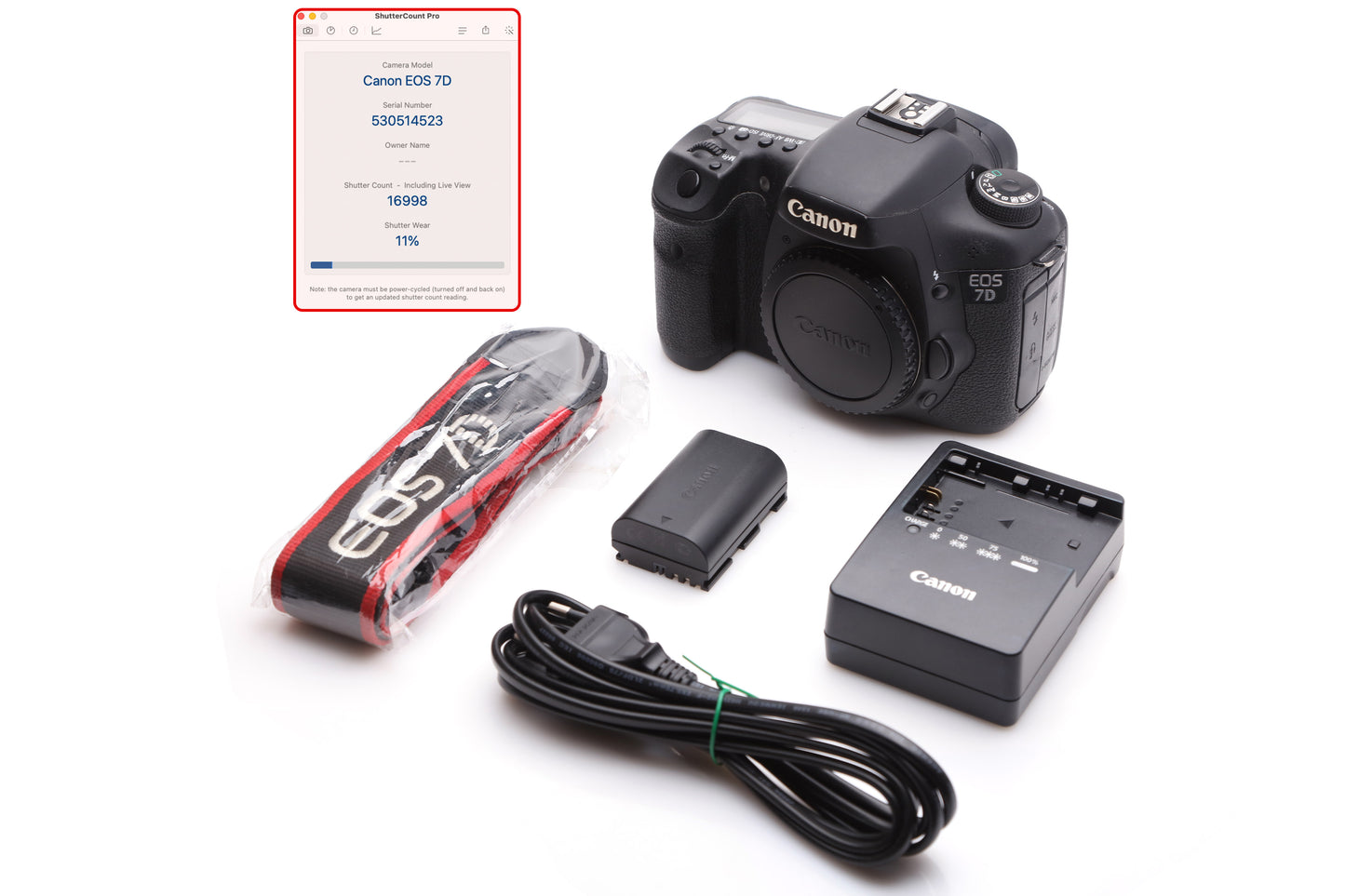 Used Canon 7D 18.0MP BODY