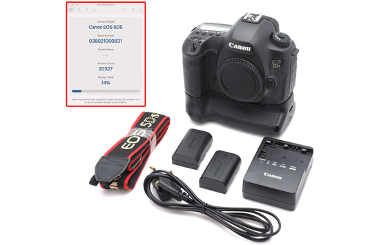 Used Canon 5DS 50.6 MP Body with BG-E11 Battery Grip