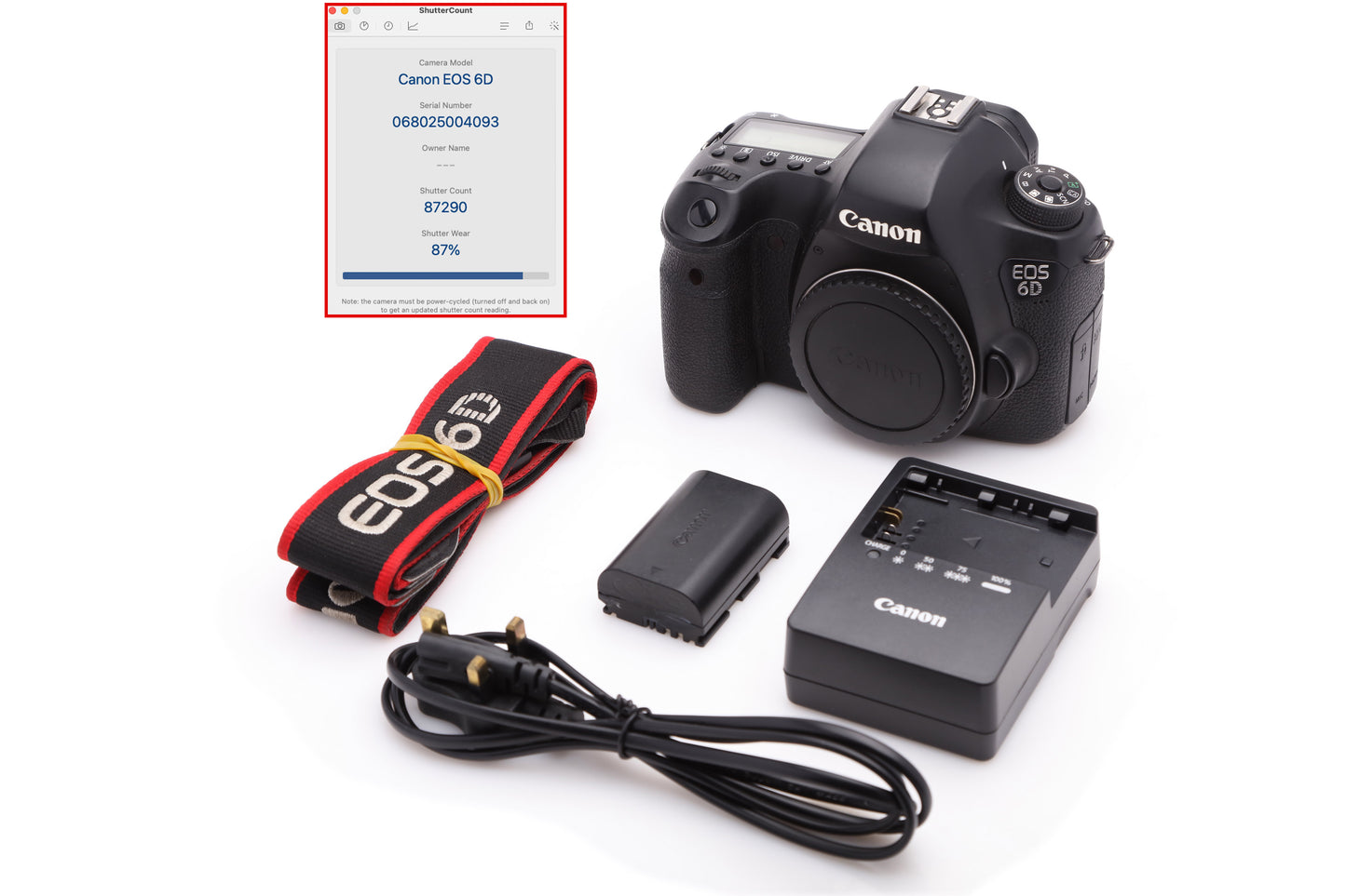 Used Canon 6D 20.2MB Camera Body