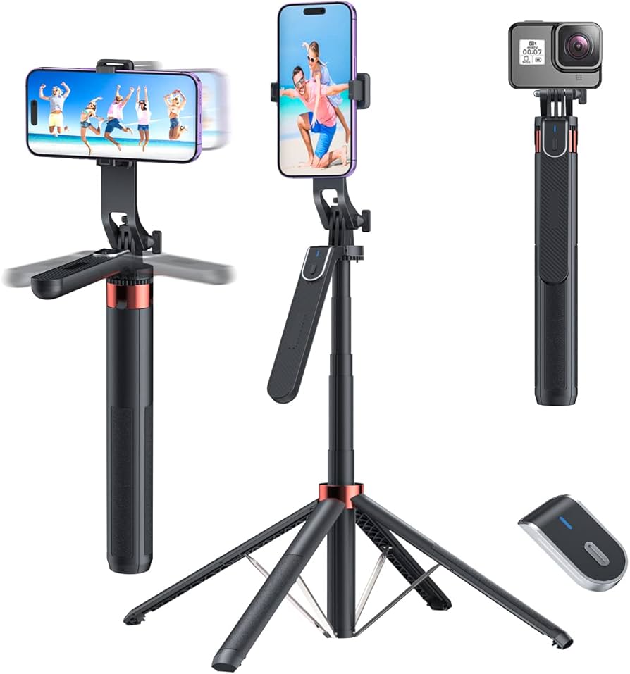 Extra Long Selfie Stick Mobile Tripod 180cm