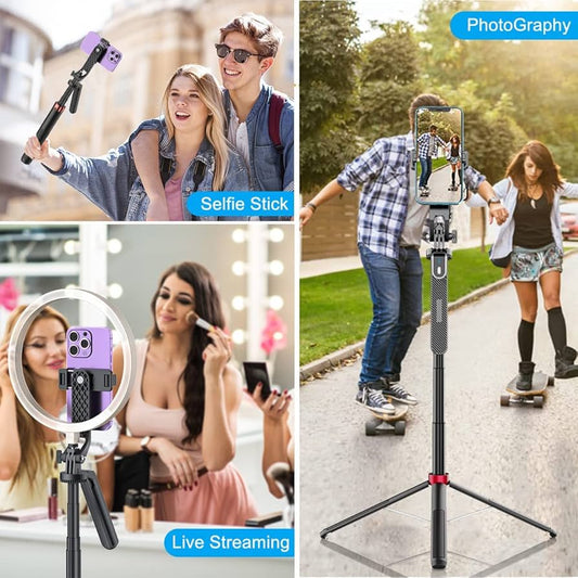 Extra Long Selfie Stick Mobile Tripod 180cm