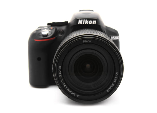 Used Nikon D5300 24.2 MP Camera Body with 18-140mm VR Lens
