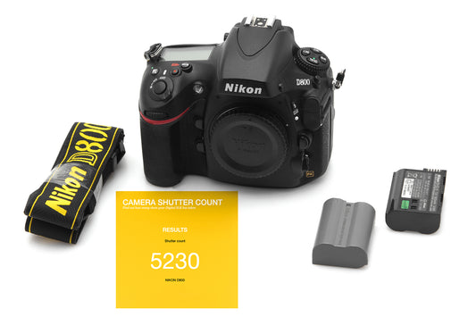 Used Nikon D800 36.3 Megapixel Body