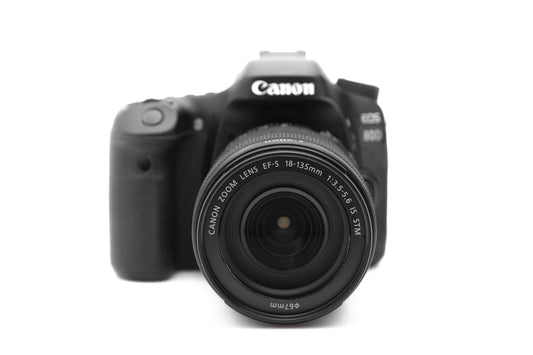 Used Canon 80D Camera with 18-135mm STM Lens