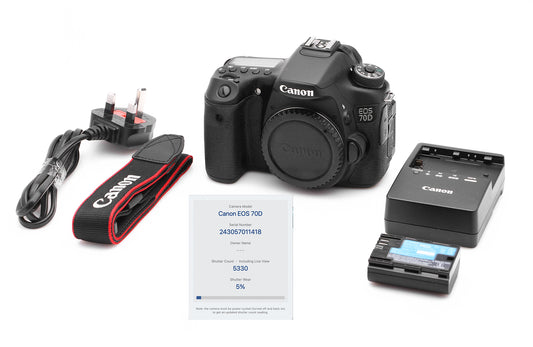 Used Canon 70D Camera Body