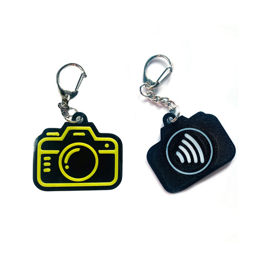 Camera NFC keychain