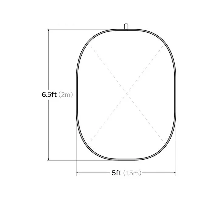 Godox 5 X 6'(150x200cm) Collapsible Background