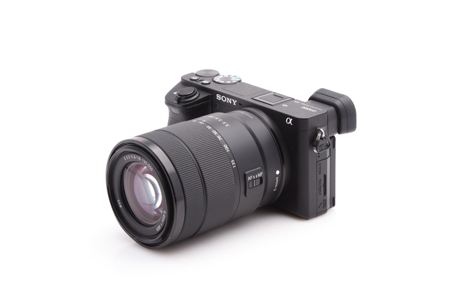 Used Sony A6500 4K Camera with Sony 18-135mm lens