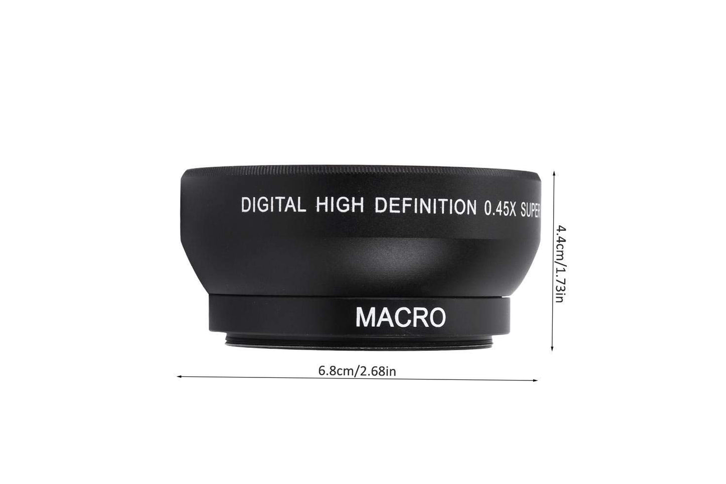 Used 58MM 0.45xSuper Wide Angle Lens with Macro for Canon Nikon