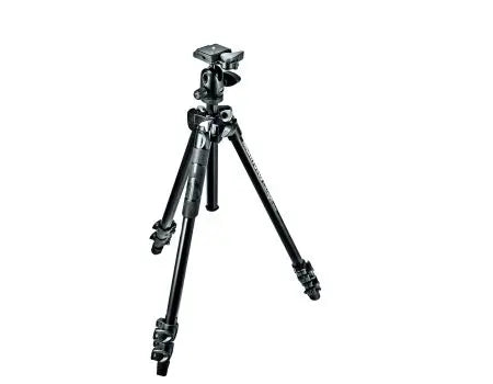 Manfrotto 290 Light Alu 3-Section Tripod Kit with 494RC2 Ball Head