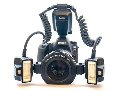 Used Canon mt-26ex-rt macro twin lite