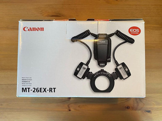 Used Canon mt-26ex-rt macro twin lite