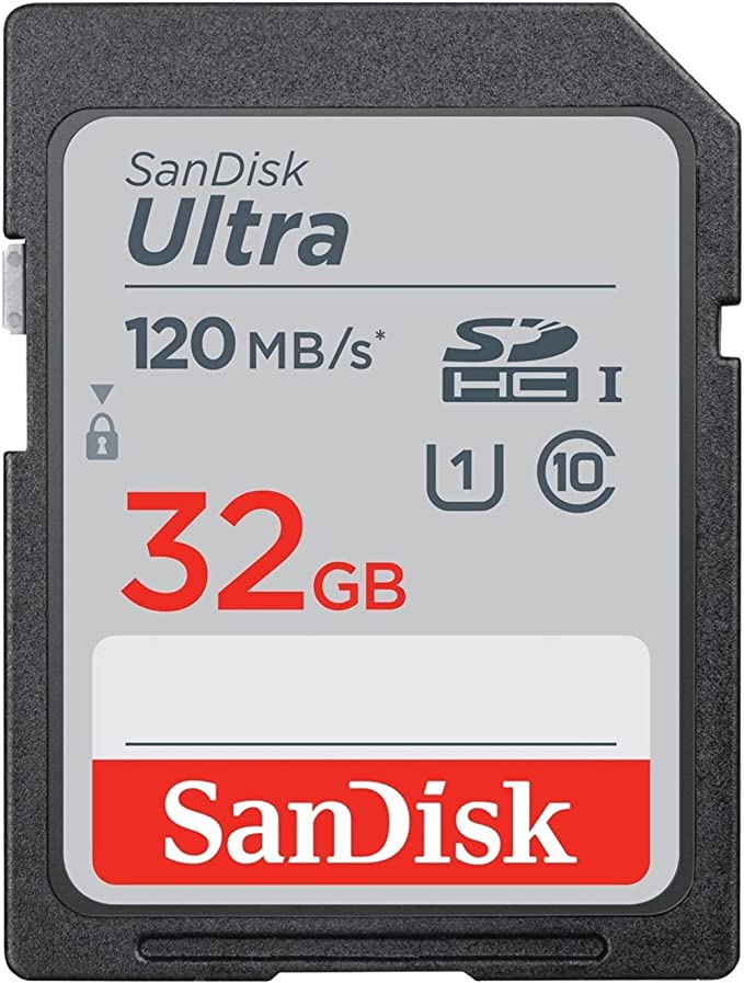 SanDisk Ultra SDHC UHS-I Memory Card 32GB Black