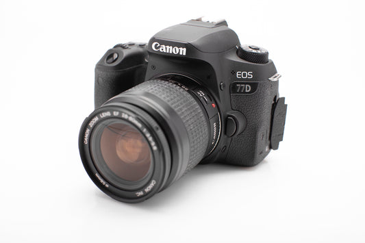 Used Canon EOS 77D with 28-80mm lens