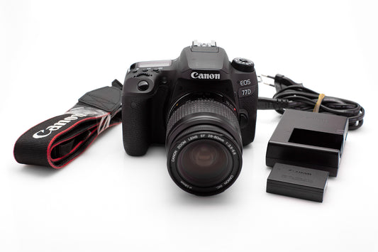 Used Canon EOS 77D with 28-80mm lens