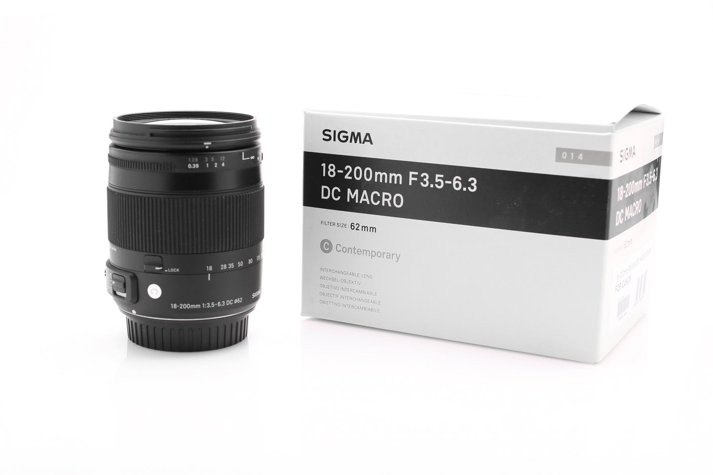 Used Sigma 18-200mm DC Macro OS HSM for Canon