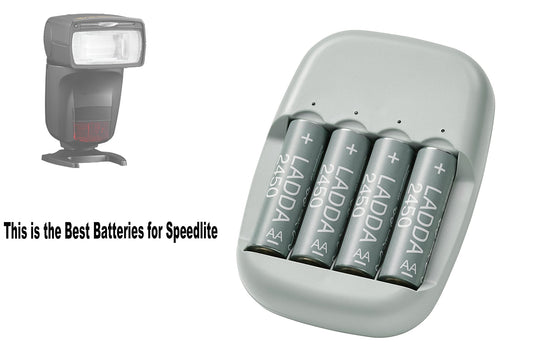 STENKOL/LADDA Battery charger and 4 batteries