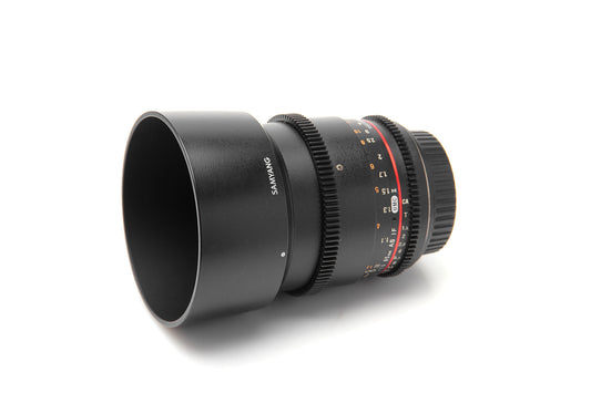 Used Samyang 85mm T1.5 II Lens for Canon