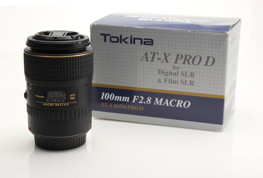 Used Tokina AT-X PRO M 100mm F/2.8D Macro for Canon