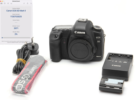 Used Canon 5D Mark II 21.1mp Body