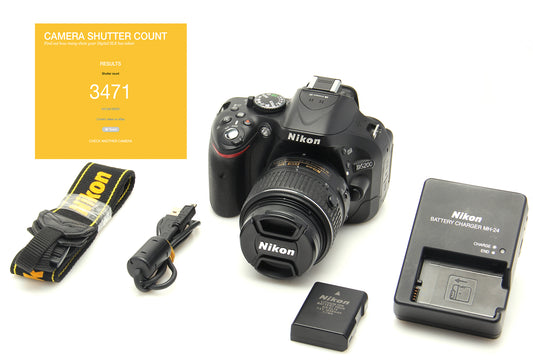 Used Nikon D5200 Camera With 18-55mm Lens