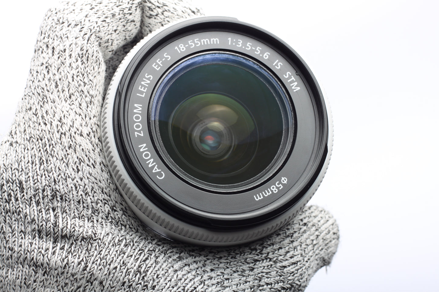 Used Canon Lens 18-55 mm STM Lens (White Color)