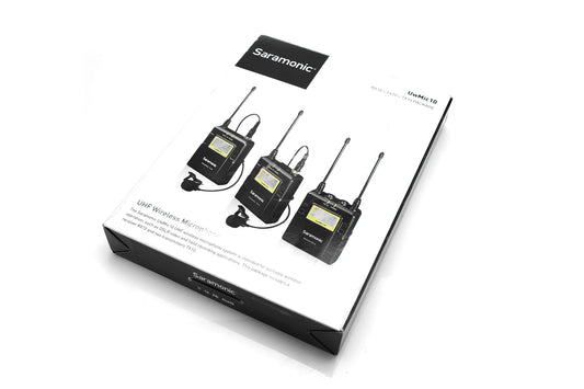 Used Saramonic UWMIC 10 UHF Wireless microphone Full Kit