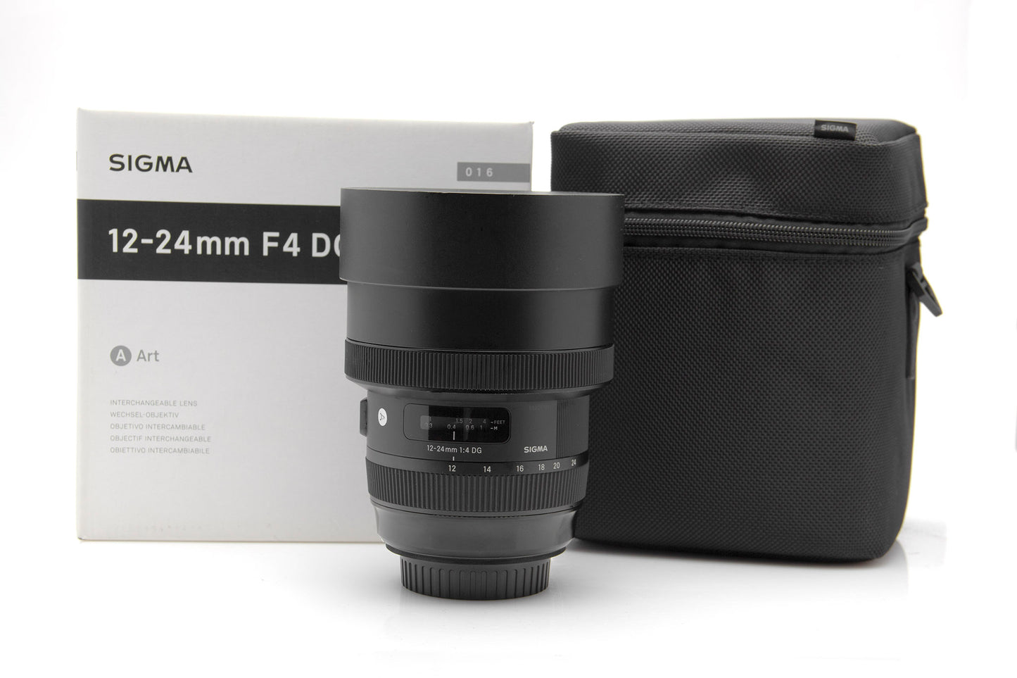 Used Sigma 12-24Mm F/4 Dg Hsm Art Lens For Canon