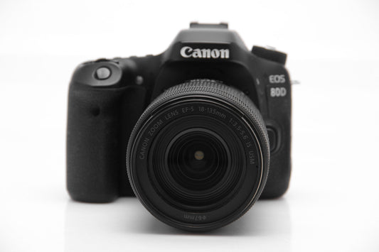 Used Canon 80D Camera With 18-135mm USM Lens