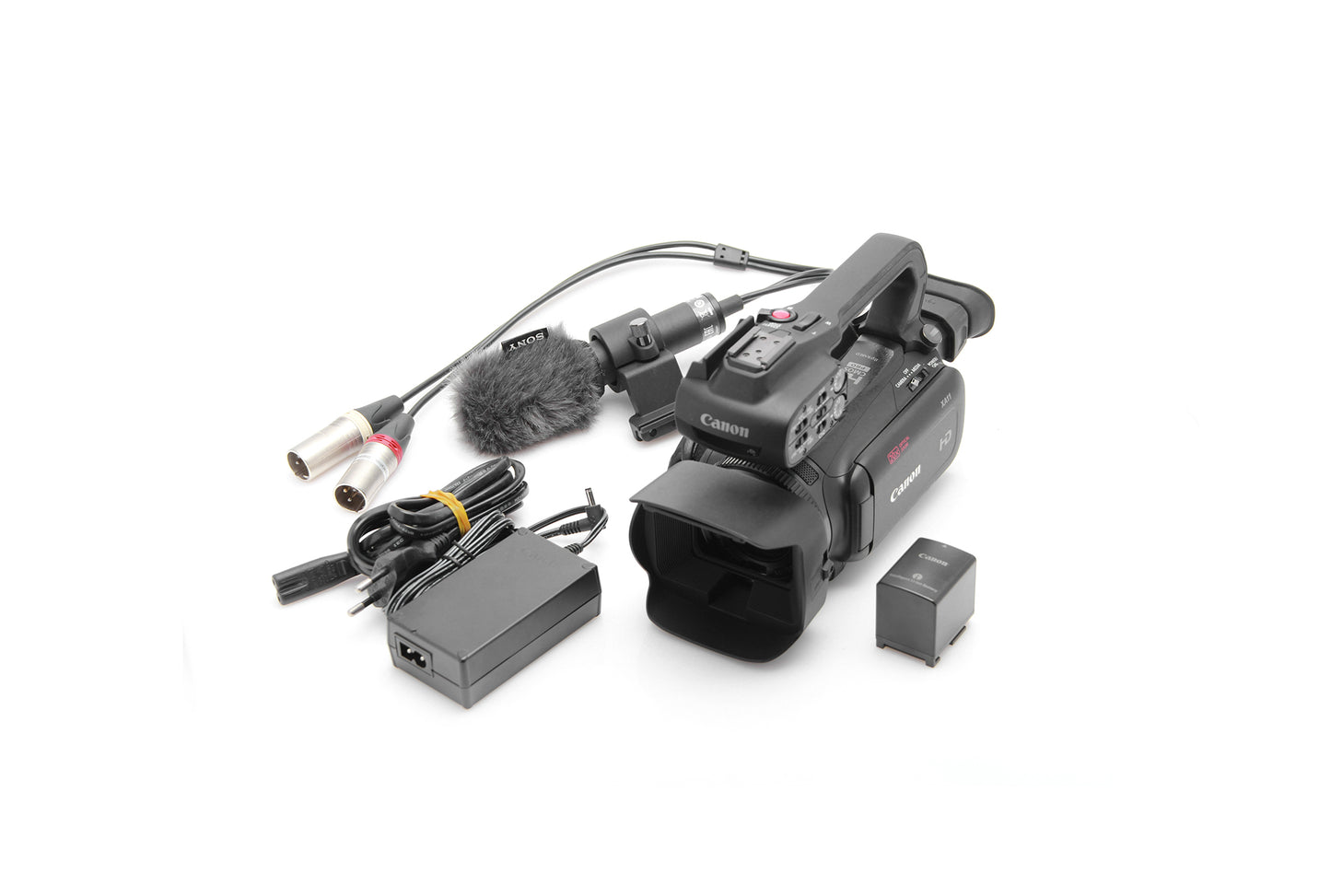 Used Canon XA11 Professional Camcorder With Sony Mic