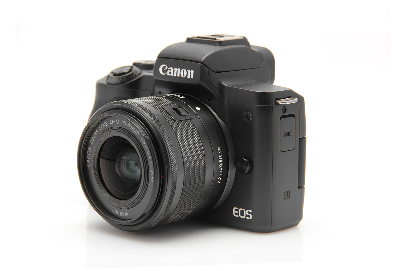 Used Canon M50 Mirrorless 24.1MP Body with 15-45mm STM lens