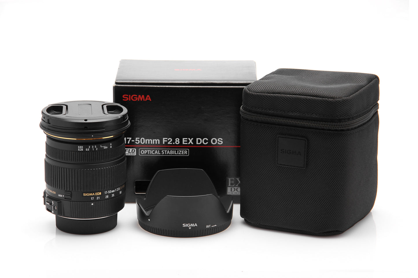 Used Sigma 17-50mm F2.8 Ex Dc Os Hsm Lens For nikon