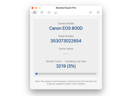 Used Canon 800D + 18-55 IS STM