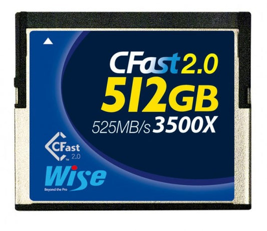 Used WISE Advance 512GB CFAST 2.0 Memory Card